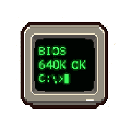 レトロPC起動画面